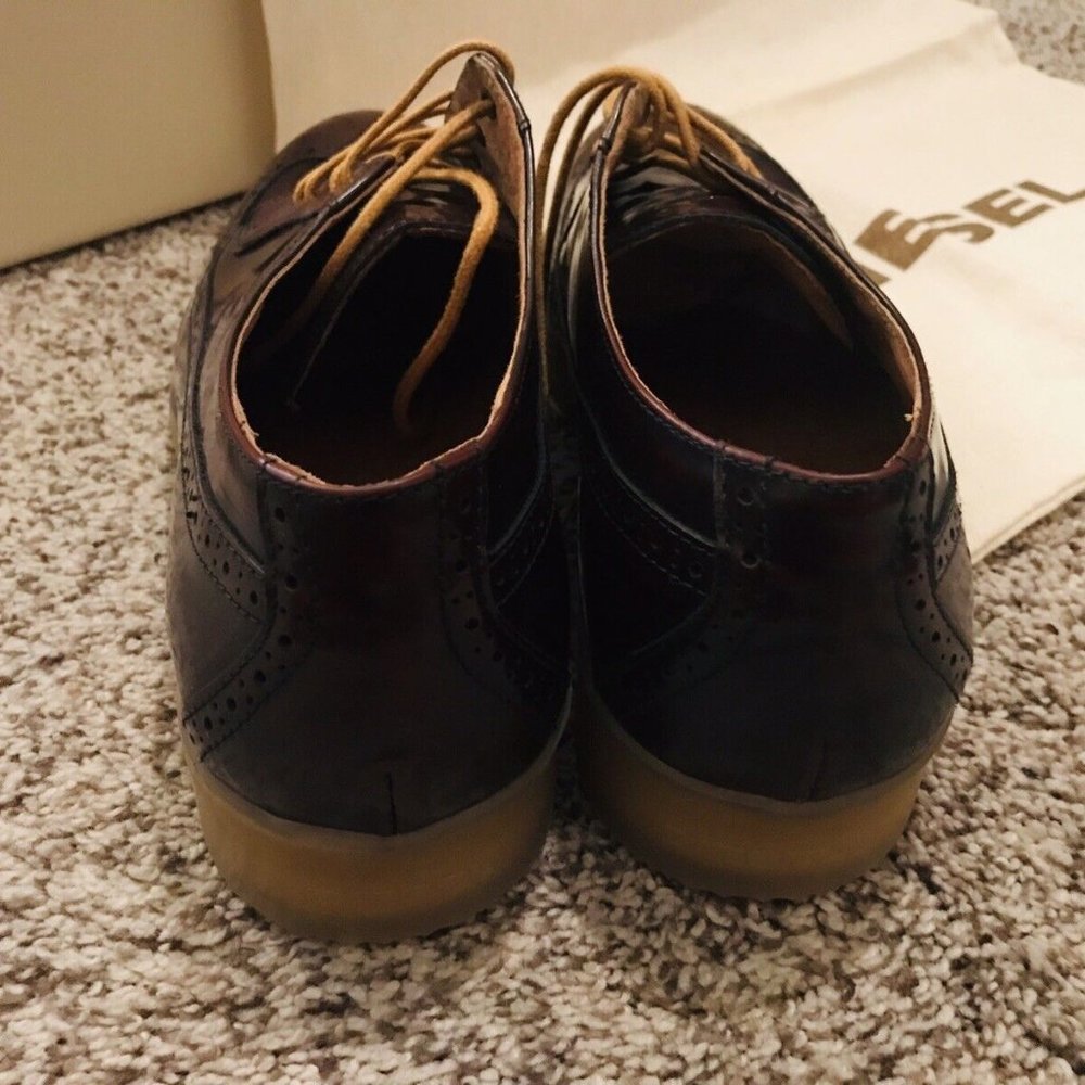 Diesel Scrouge Low - Oxblood Wing Tip 10.5 US - NEW W/ BOX! - Picture 5 of 9